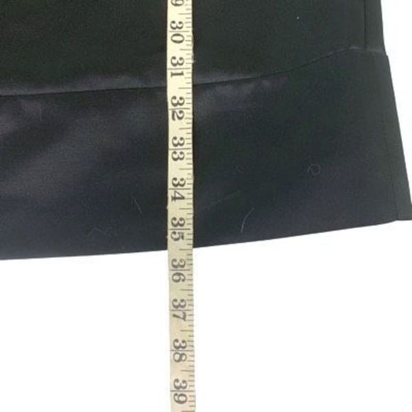 Maxandcleo Women’s Sz 12. Black Polyester Lined Sleeveless Zipper Shift Dress - Picture 12 of 12